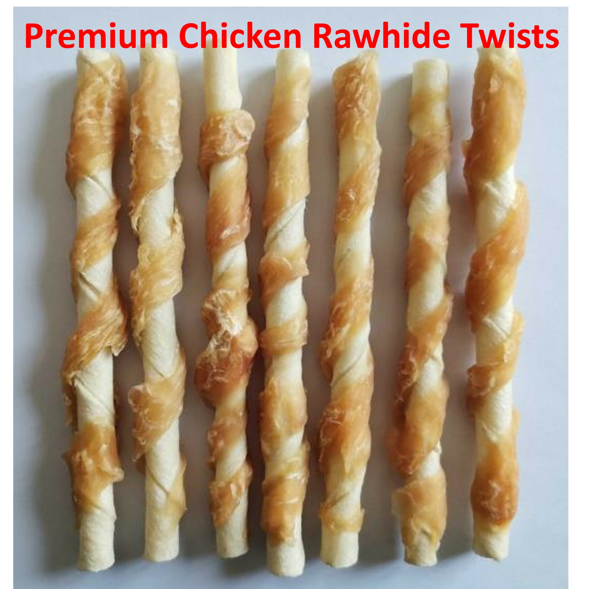 Premium Chicken Rawhide Twists