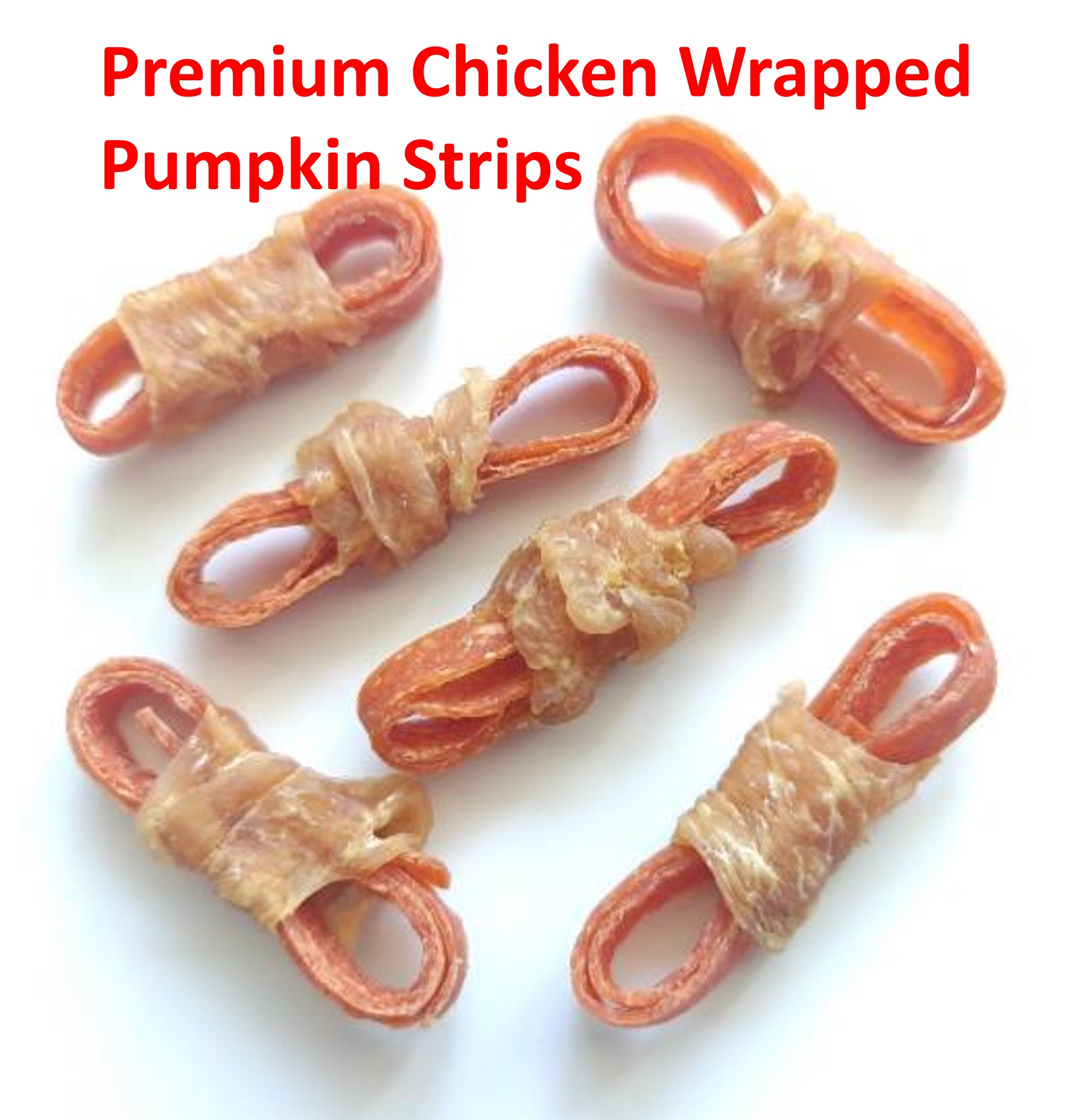 Premium Chicken Wrapped Pumpkin Strips (ABA089)