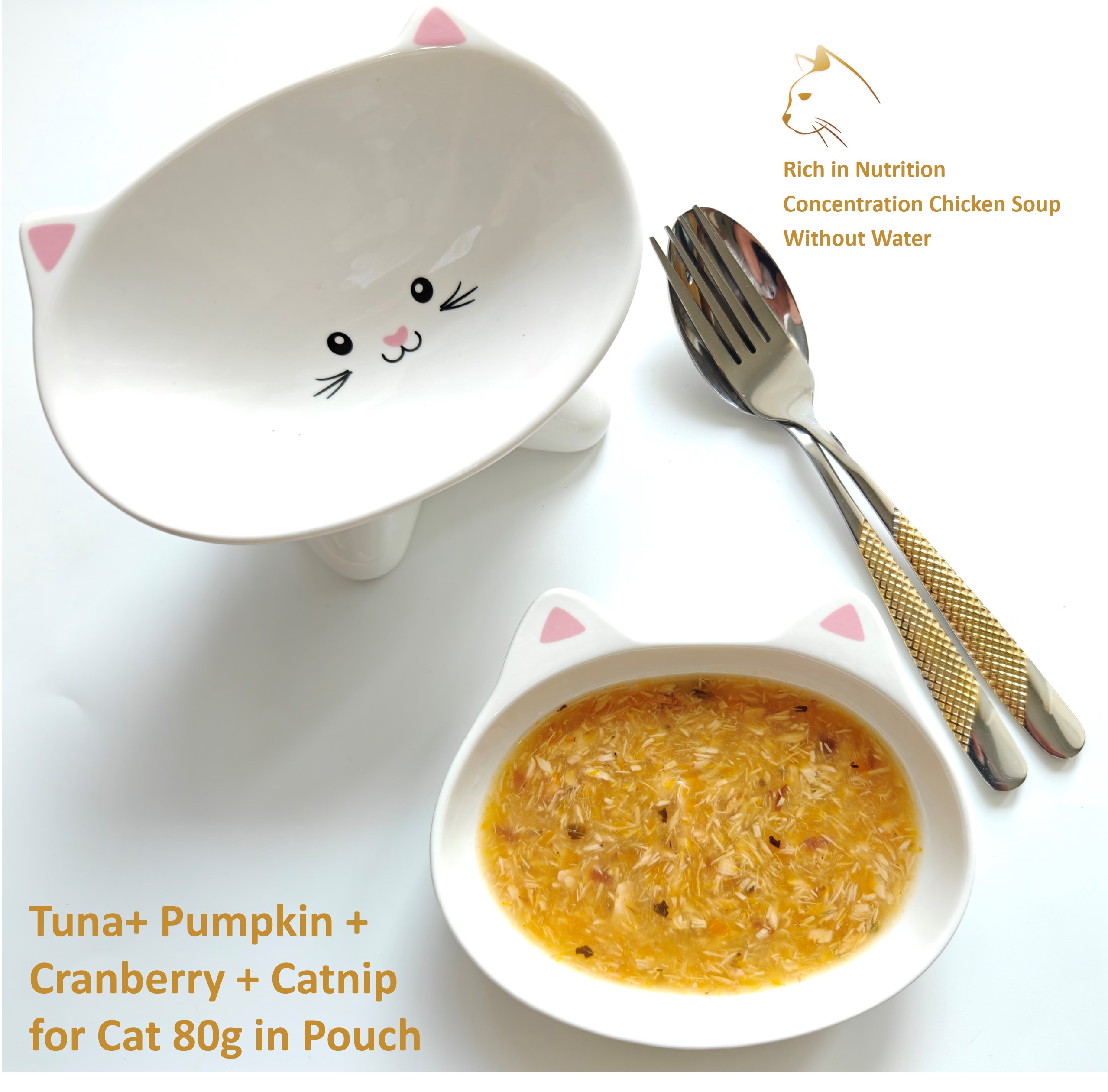 Tuna and Pumpkin Cranberry Catnip for Cat 80g in Pouch (ABC019)